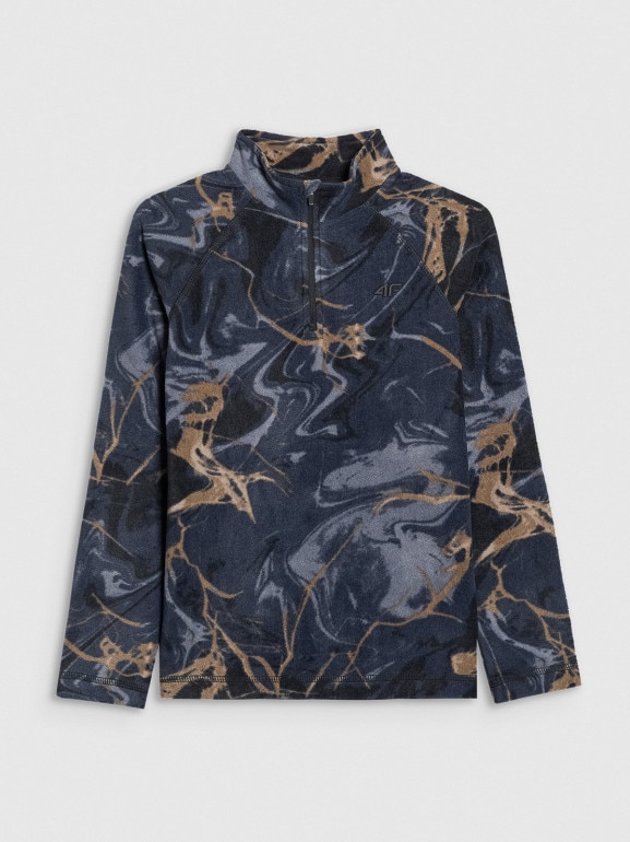 Chłopięca bielizna polarowa (góra) 4F 4FJRAW25UFLEM073 - multikolor