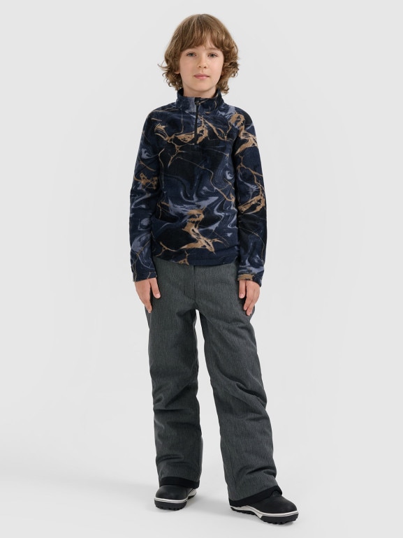 Chłopięca bielizna polarowa (góra) 4F 4FJRAW25UFLEM073 - multikolor