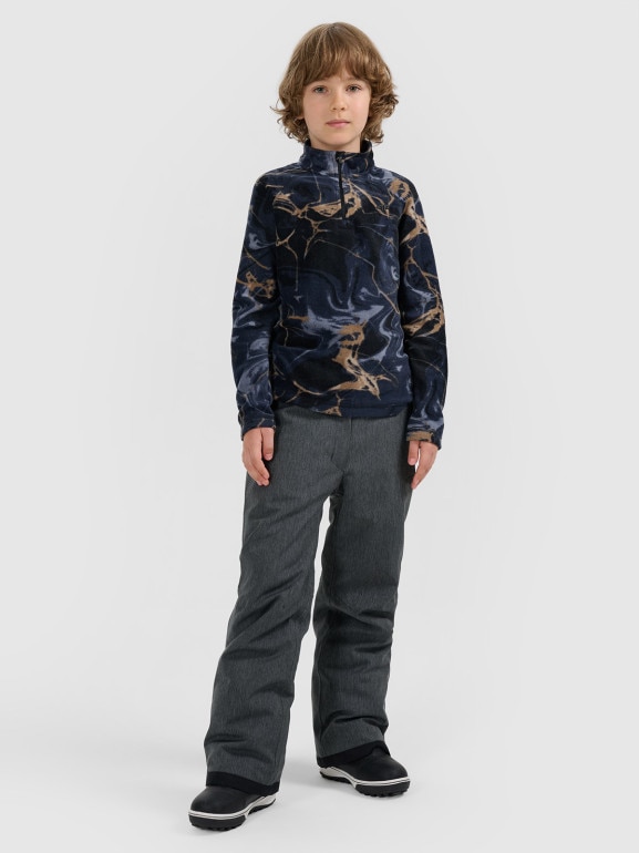 Chłopięca bielizna polarowa (góra) 4F 4FJRAW25UFLEM073 - multikolor