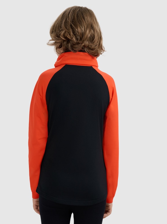 Chłopięca bielizna termiczna (góra) 4F 4FJRAW25UBRUM114 - czarna