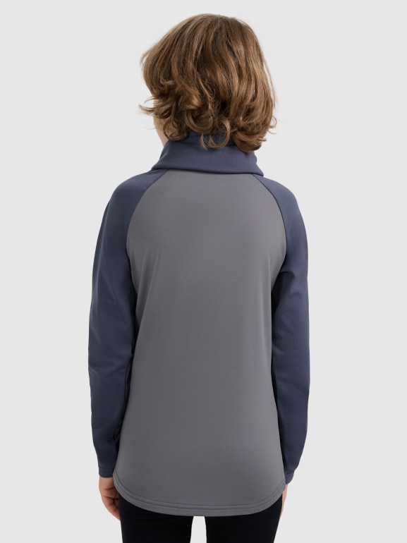 Chłopięca bielizna termiczna (góra) 4F 4FJRAW25UBRUM114 - szara