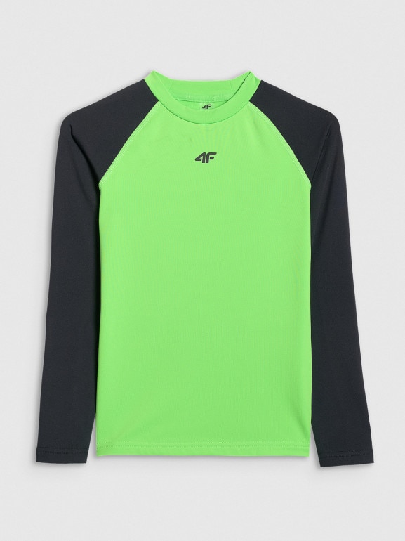 Chłopięca bielizna termiczna (góra) 4F 4FJRAW25UBRUM122 - zielona