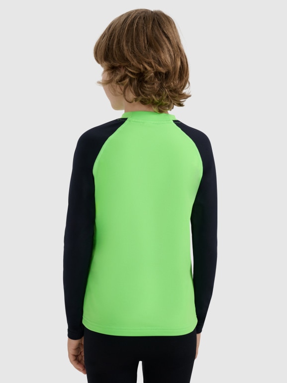 Chłopięca bielizna termiczna (góra) 4F 4FJRAW25UBRUM122 - zielona