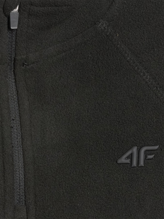 Chłopięca bielizna termiczna polarowa (góra) 4F 4FJRAW25UFLEM072- czarna