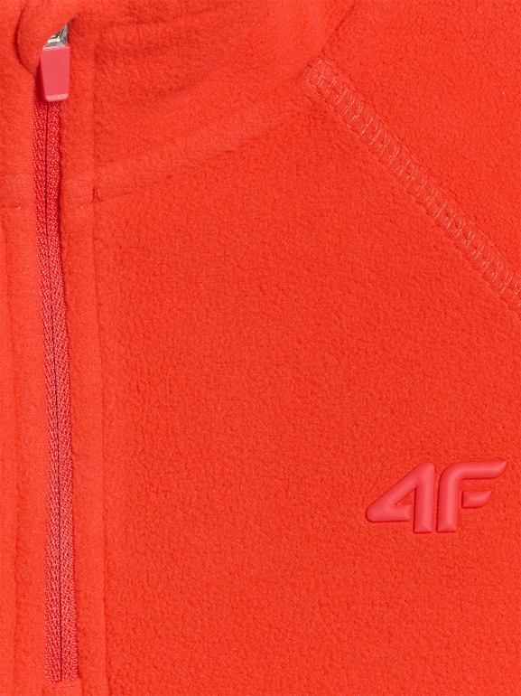 Chłopięca bielizna termiczna polarowa (góra) 4F 4FJRAW25UFLEM072- czerwona