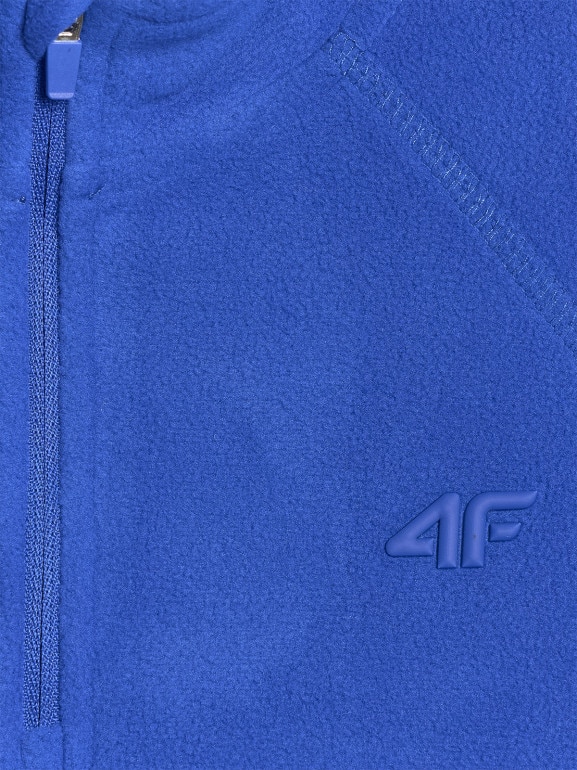 Chłopięca bielizna termiczna polarowa (góra) 4F 4FJRAW25UFLEM072- niebieska