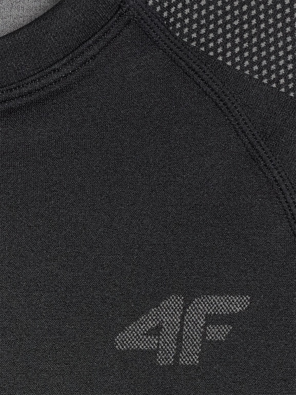 Chłopięca bielizna termoaktywna (komplet) 4F 4FJRAW25USEAM294 - czarna