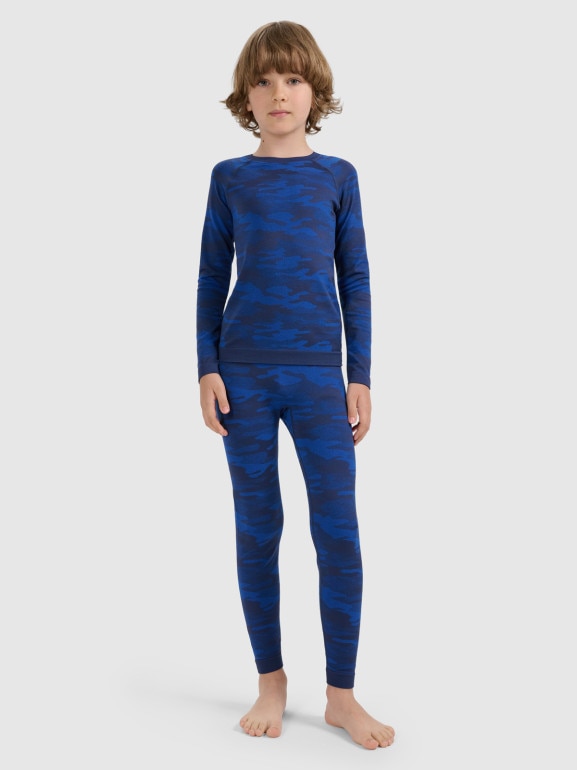Chłopięca bielizna termoaktywna komplet 4F 4FJRAW25USEAM266 - multikolor