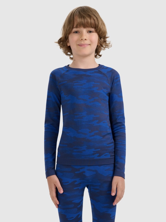 Chłopięca bielizna termoaktywna komplet 4F 4FJRAW25USEAM266 - multikolor