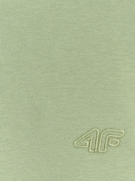 Chłopięca bluza rozpinana z kapturem 4F 4FJRAW25TSWSM2488 - turkusowa