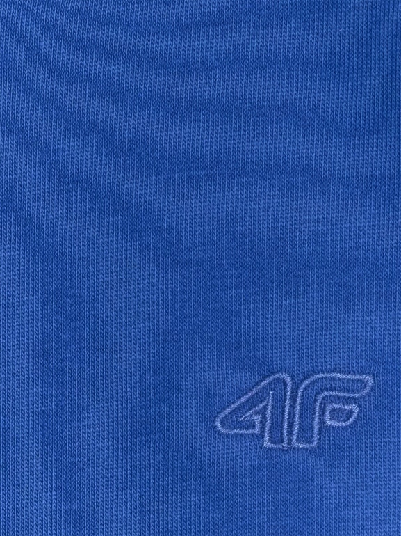 Chłopięca bluza rozpinana z kapturem 4F 4FJRAW25TSWSM2488 - niebieska