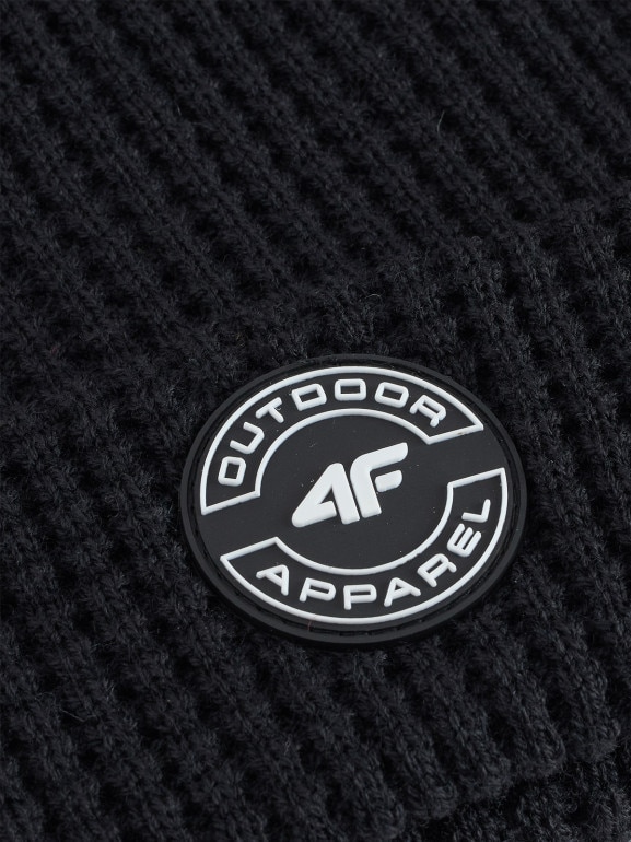 Chłopięca czapka 4F 4FJWAW25ACAPM658 - czarna