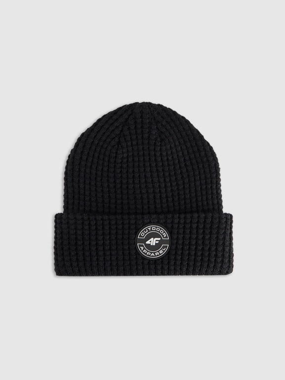 Chłopięca czapka 4F 4FJWAW25ACAPM658 - czarna