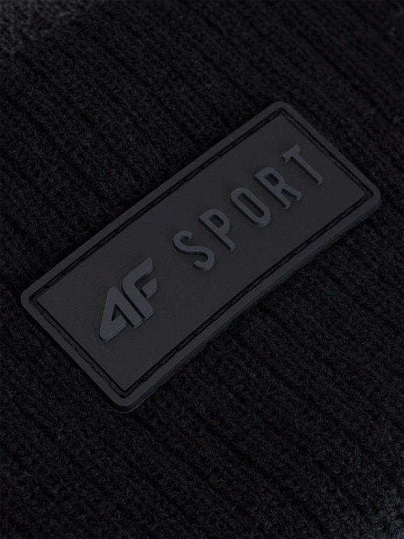 Chłopięca czapka zimowa 4F 4FJRAW25ACAPM0812 - szara