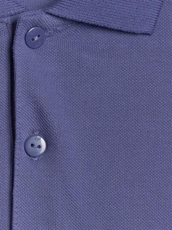 Chłopięca koszulka polo 4F 4FJRAW25TPTSM0749 - granatowa