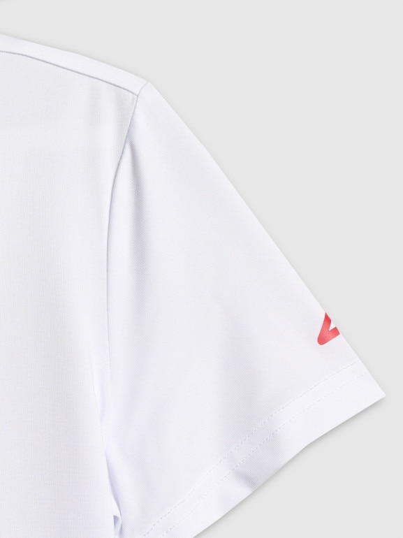 Chłopięca koszulka treningowa 4F 4FJWSS26TFTSM1966 - biała