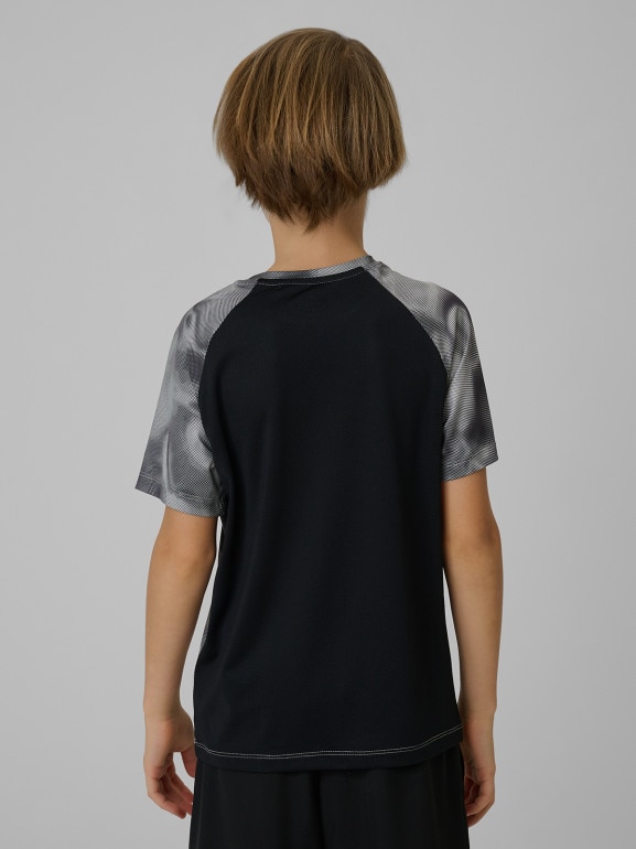 Chłopięca koszulka treningowa 4F 4FJWSS26TFTSM1971 - szara