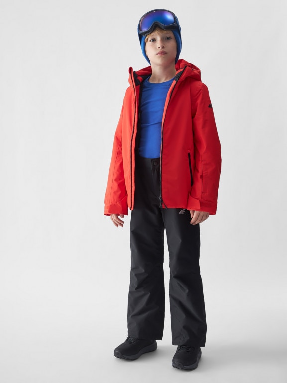 Chłopięca kurtka narciarska 4F 4FJWAW24TTJAM532 - czerwona