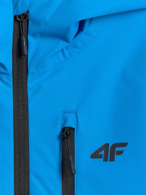 Chłopięca kurtka przejściowa 4F 4FJWSS26TTJAM0957 - niebieska