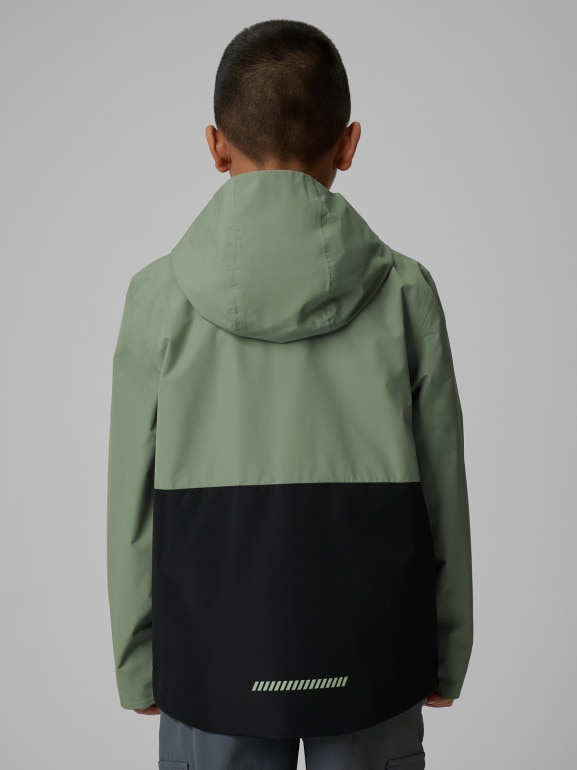 Chłopięca kurtka przejściowa 4F 4FJWSS26TTJAM0957 - zielona