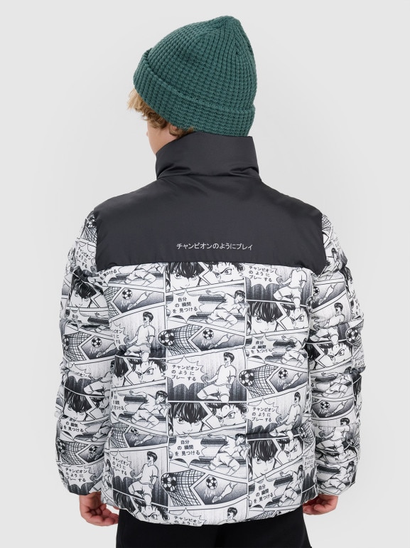 Chłopięca kurtka puchowa pikowana 4F 4FJRAW25TDJAM0749 - biała