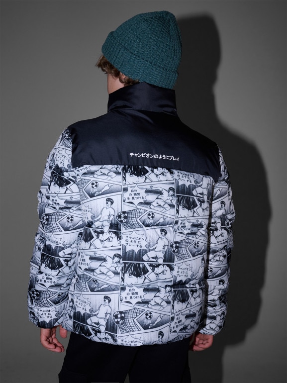 Chłopięca kurtka puchowa pikowana 4F 4FJRAW25TDJAM0749 - biała