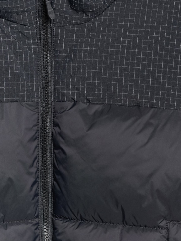 Chłopięca kurtka puchowa pikowana 4F 4FJRAW25TDJAM0820 - czarna