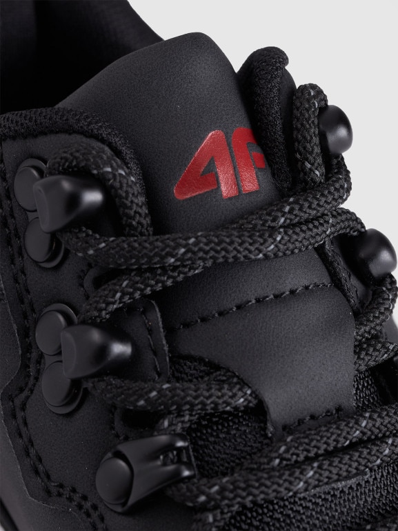 Chłopięce buty przejściowe 4F 4-WALKER 4FJRAW25FWINM069 - czarne