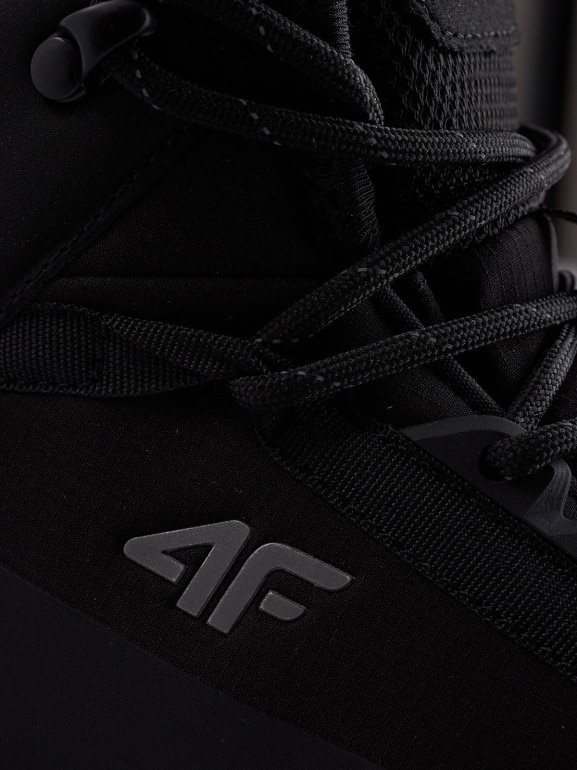 Chłopięce buty zimowe DCX-22 4F 4FJRAW25FWINM051 - czarne