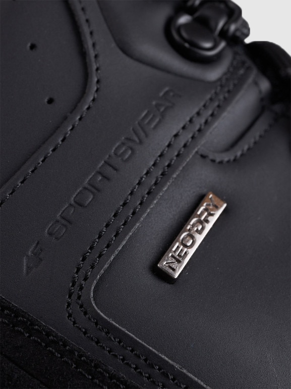 Chłopięce buty zimowe ELEMENT 4F 4FJRAW25FWINM052 - czarne