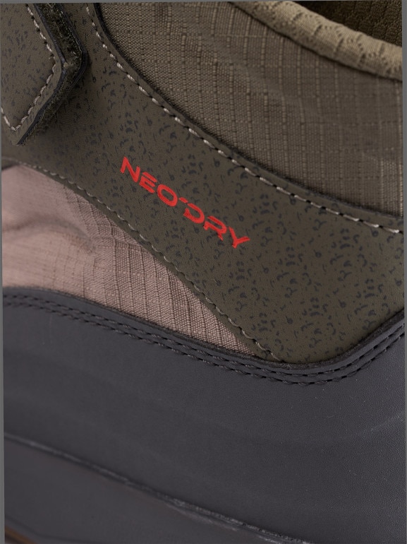 Chłopięce buty zimowe śniegowce 4F 4FJRAW25FSBSM034 - beżowe