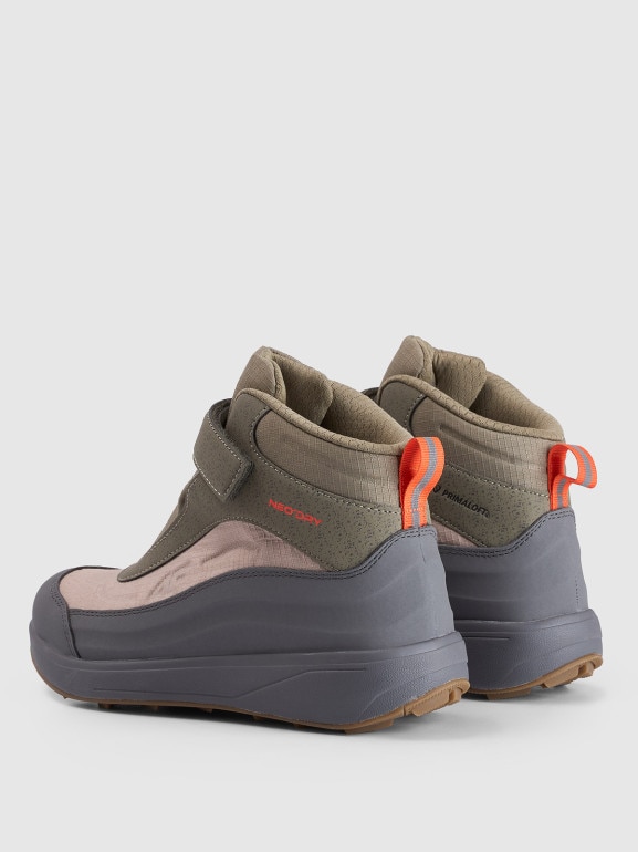 Chłopięce buty zimowe śniegowce 4F 4FJRAW25FSBSM034 - beżowe