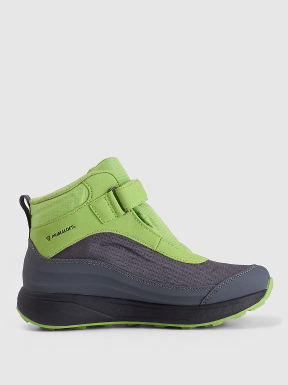 Chłopięce buty zimowe śniegowce 4F 4FJRAW25FSBSM034 - czarne