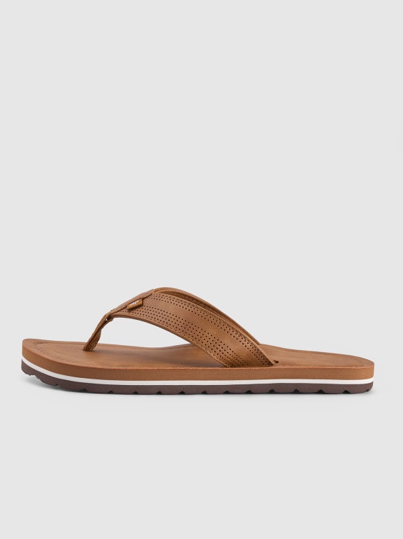 Chłopięce japonki 4F 4FJRSS25FFLIM198 - brązowe