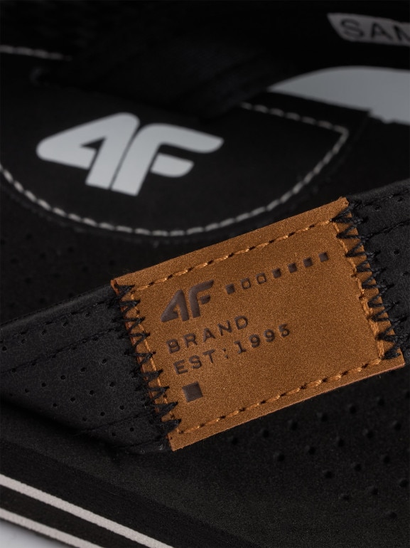 Chłopięce japonki 4F 4FJRSS25FFLIM201 - czarne