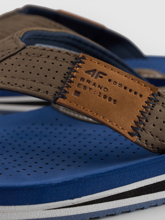 Chłopięce japonki 4F 4FJRSS25FFLIM201 - granatowe