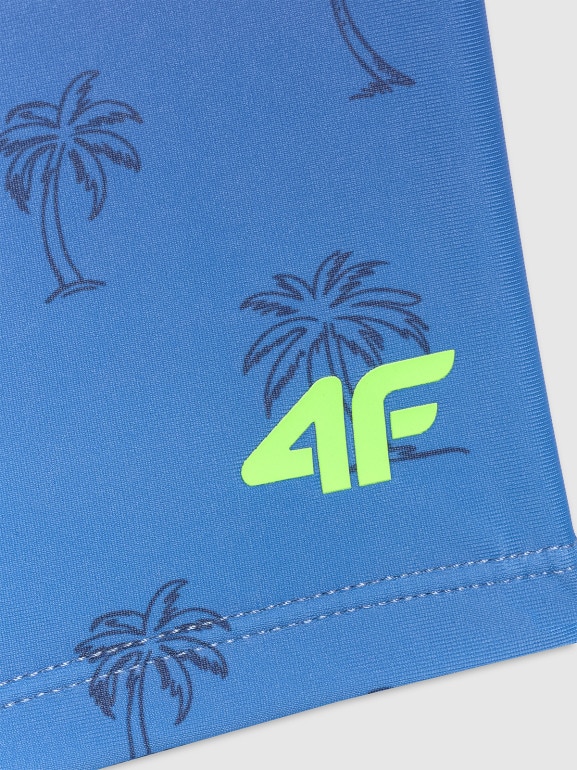 Chłopięce kąpielówki 4F C4FJWSS26USWTM072 - niebieskie