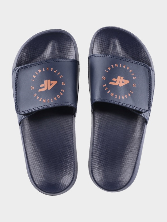 Chłopięce klapki 4F 4FJMM00FFLIM043A - granatowe