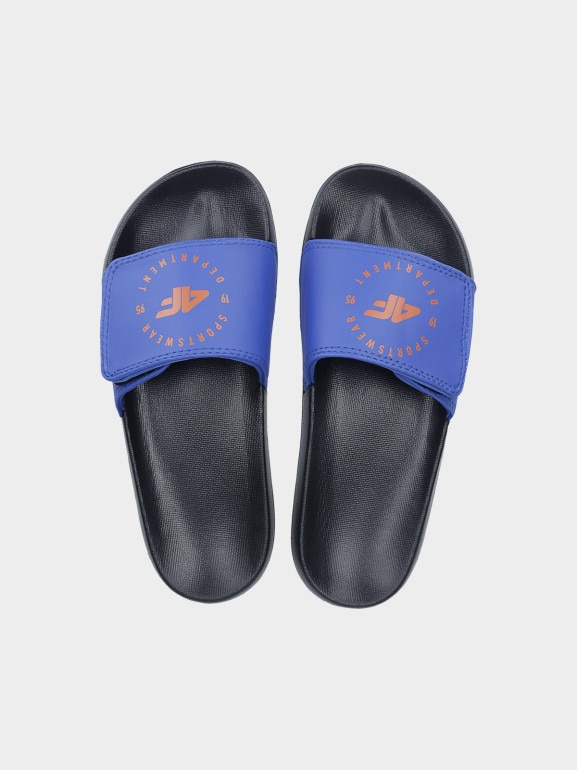 Chłopięce klapki 4F 4FJMM00FFLIM043A - niebieskie