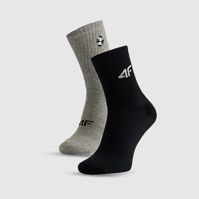 Chłopięce skarpetki (2-pack) 4F 4FJRSS26USOCM695 - multikolor