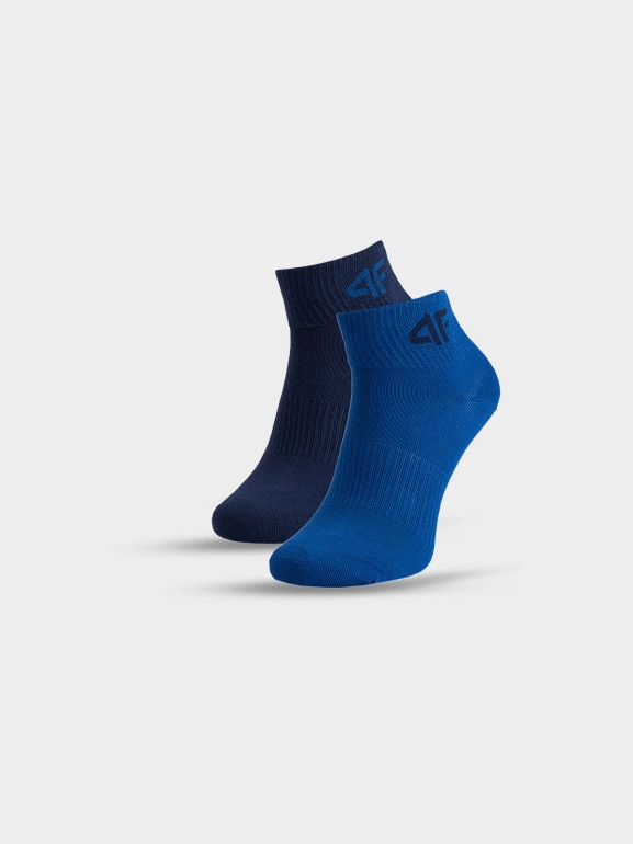 Chłopięce skarpetki krótkie (2-pack) 4F 4FJWAW25USOCM392 - multikolor