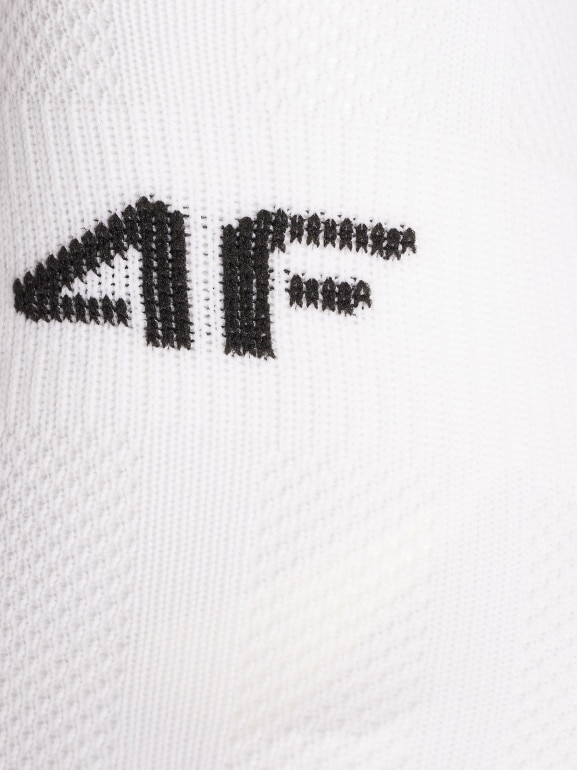 Chłopięce skarpetki treningowe (3-pack) 4F 4FJWMM00UFSOM261 - białe