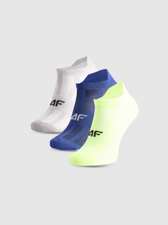 Chłopięce skarpetki treningowe (3-pack) 4F 4FJWMM00UFSOM261 - multikolor