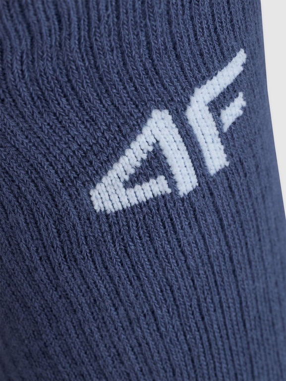 Chłopięce skarpetki wysokie (3-pack) 4F 4FJWAW25USOCM39 - multikolor