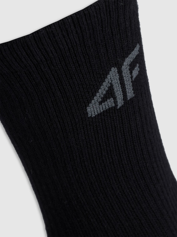 Chłopięce skarpetki wysokie (4-pack) 4F 4FJWAW25USOCM390 - multikolor