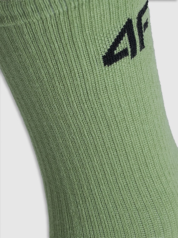 Chłopięce skarpetki wysokie (4-pack) 4F 4FJWAW25USOCM390 - multikolor