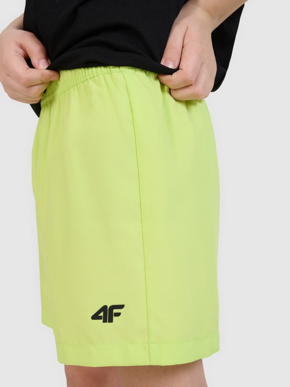 Chłopięce spodenki plażowe 4F 4FJRMM00UBDSM110 - zielone