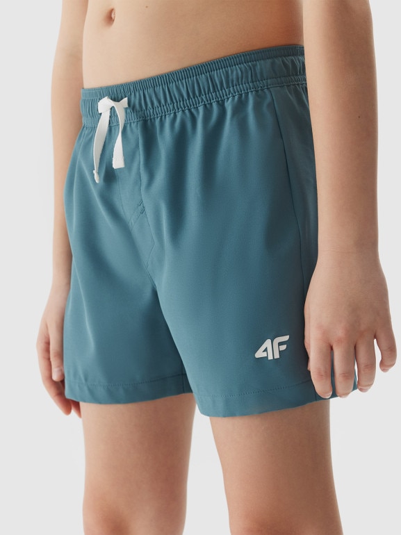 Chłopięce spodenki plażowe 4F 4FJRMM00UBDSM110 - niebieskie