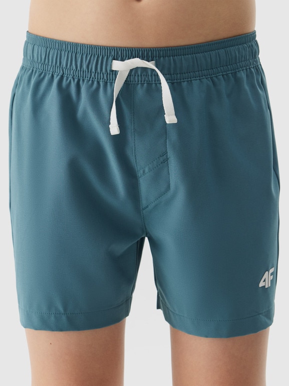 Chłopięce spodenki plażowe 4F 4FJRMM00UBDSM110 - niebieskie