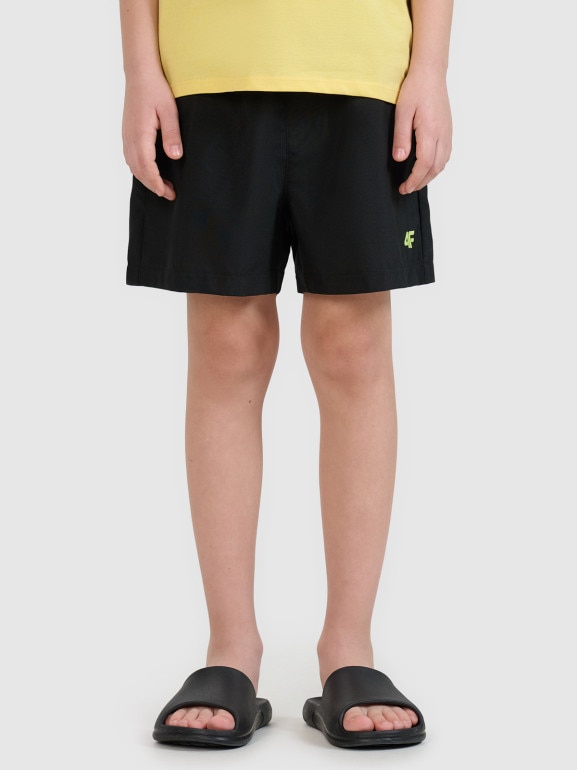 Chłopięce spodenki plażowe 4F 4FJRMM00UBDSM110 - czarne